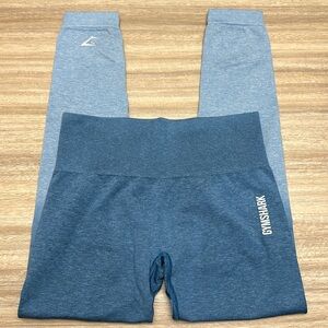 Gymshark ombré blue leggings size small
